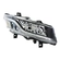 FAROL PRINCIPAL DE LÂMPADA COM REGULAGEM DE ALTURA MANUAL E LUZ DIURNA SEM MÓDULO PARA CONECTOR DE 4 VIAS DO IVECO LADO DIREITO - FARO145-D-DIP