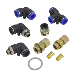 KIT DE INSTALAÇÃO DE BUZINAS COM 07 CONEXÕES PARA MANGUEIRAS DE 12MM - KITS84-DIP