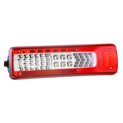 LANTERNA TRASEIRA SEM VIGIA COM SIRENE DE RÉ DE LED PARA CONECTOR DE 7 VIAS DO VOLVO LADO DIREITO - LANT259-D-DIP