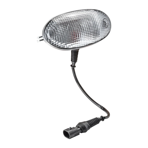 LANTERNA CRISTAL DO TAPA-SOL DE LÂMPADA COM SOQUETE E CHICOTE DO IVECO LADO ESQUERDO - LANT47A-E-DIP