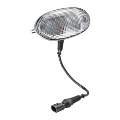 LANTERNA CRISTAL DO TAPA-SOL DE LÂMPADA COM SOQUETE E CHICOTE DO IVECO LADO ESQUERDO - LANT47A-E-DIP