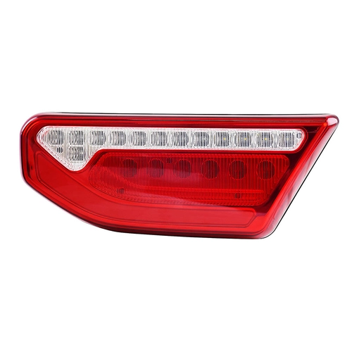 LANTERNA TRASEIRA MULTIFUNÇÃO DE LED DA RODOLINEA E RODOTÉCNICA COM DIRECIONAL E CONECTOR DE 5 VIAS DO LADO ESQUERDO - LANT122-E-DIP