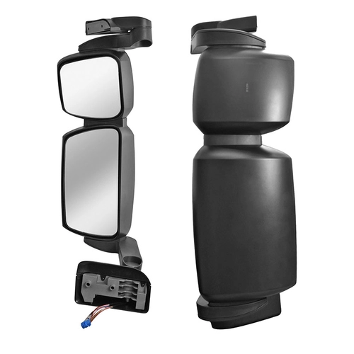 RETROVISOR PRINCIPAL ELÉTRICO DE BRAÇO MÉDIO COM DESEMBAÇADOR DO IVECO LADO DIREITO - RETR63-D-DIP