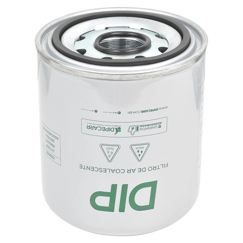 FILTRO DESUMIDIFICADOR DO SISTEMA DE AR COMPRIMIDO DO IVECO MAN MERCEDES BENZ VOLVO FORD E VOLKSWAGEN RETÉM ÁGUA E ÓLEO - FIDE02A-DIP