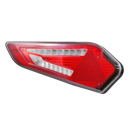 LANTERNA TRASEIRA DAS CARRETAS NOMA DE LED 24V E CONECTOR DE 5 VIAS E TRÊS DE 2 VIAS DO LADO ESQUERDO - LANT216-E-DIP