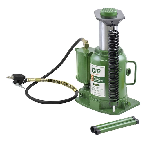 MACACO HIDRÁULICO PNEUMÁTICO DE 32 TONELADAS COM REGULAGEM DE ALTURA COM MODELO DE GARRAFA - MACA26-DIP