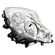 FAROL PRINCIPAL COMPLETO COM LUZ DIURNA CONECTOR DE 6 VIAS E COM SETA SEPARADA DO MERCEDES BENZ LADO DIREITO - FARO90B-D-DIP