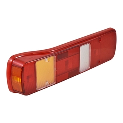 LENTE DA LANTERNA TRASEIRA TRICOLOR COM ABA DO VOLVO PARA AMBOS OS LADOS - LENT71-DIP