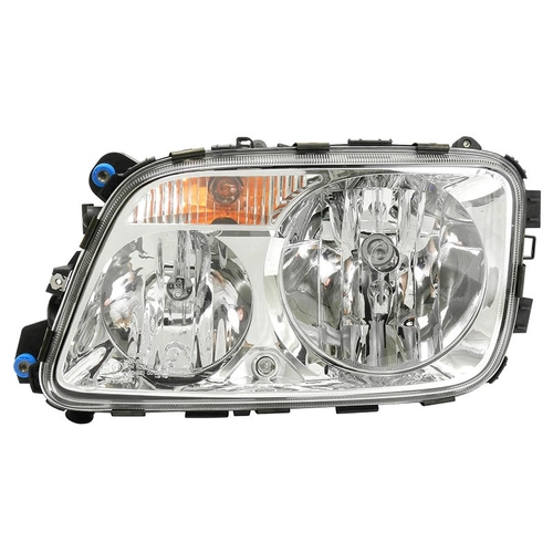FAROL PRINCIPAL DUPLO COM LENTE DE VIDRO COM CONECTOR DE 5 VIAS DO MERCEDES BENZ LADO ESQUERDO ORIGINAL - FARO44A-E