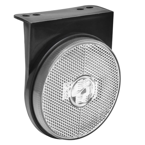 LANTERNA LATERAL CRISTAL FLEXÍVEL DE LED COM SUPORTE E FIO DE 2 VIAS ORIGINAL - LANT08G-CR-LED