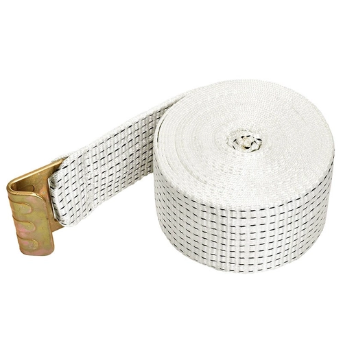 CINTA DE AMARRAÇÃO BRANCA PARA 10 TONELADAS DE 9,00M X 100MM COM GANCHO PATOLA - CINT45B-BR