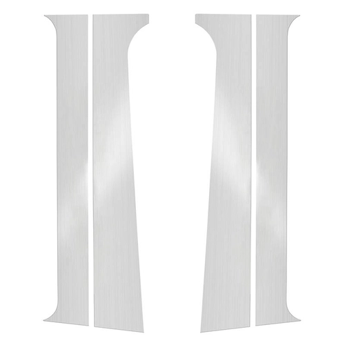 CONJUNTO DE APLIQUE DA COLUNA DE PORTA SEM LOGO DO SCANIA - APLI07A