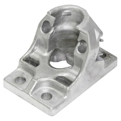 BASE INFERIOR DE FIXAÇÃO DO TUBO DO SUPORTE DO PARA-LAMA DO VOLVO - BASE01A
