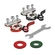 KIT DO TERMINAL DO CABO DE BATERIA POSITIVO E NEGATIVO DE 3 VIAS COM ENGATE RÁPIDO DE 2 PEÇAS - KITS112