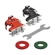 KIT DO TERMINAL DO CABO DE BATERIA POSITIVO E NEGATIVO DE 3 VIAS COM ENGATE RÁPIDO DE 2 PEÇAS - KITS112