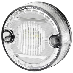 LANTERNA MODULAR CRISTAL DEMILITADORA TRASEIRA COM LUZ DE RÉ DE LED E CONECTOR DE 2 VIAS - LANT117-CR