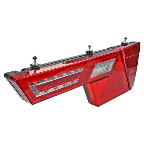 LANTERNA MODULUS TRASEIRA COMPLETA COM DIRECIONAL SEQUENCIAL LED BIVOLT DE UM CONECTOR DE 5 VIAS E TRÊS DE 2 VIAS DO LADO ESQUERDO - LANT206-E