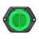LANTERNA LATERAL VERDE UNIVERSAL DE LED BIVOLT COM GUIA DE LUZ PARA CONECTOR DE 2 VIAS - LANT245-VD-LED