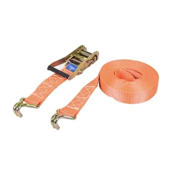 CONJUNTO DE AMARRAÇÃO DE 5 TONELADAS COM CINTA DE 9,00M X 50MM E CATRACA DE 0,50M X 50MM COM GANCHO J LARANJA - CONJ05F-LJ-I