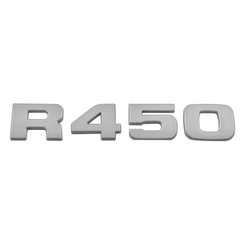 EMBLEMA DE POTÊNCIA R450 CINZA DA GRADE FRONTAL DO SCANIA - EMBL53-CZ
