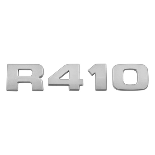 EMBLEMA DE POTÊNCIA R410 DA GRADE FRONTAL DO SCANIA CINZA - EMBL56-CZ