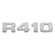 EMBLEMA DE POTÊNCIA R410 DA GRADE FRONTAL DO SCANIA CINZA - EMBL56-CZ