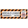 FAIXA REFLETIVA PRISMÁTICA UNIVERSAL DE ADVERTÊNCIA DE VEÍCULOS LONGOS E CONTROLE DE VELOCIDADE DE 800X2300MM - FAIX12