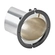 PONTEIRA CROMADA DO ESCAPAMENTO COM FLANGE COM 5" DE 220MM - PONT26