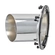 PONTEIRA CROMADA DO ESCAPAMENTO COM FLANGE COM 5" DE 220MM - PONT26