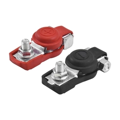 KIT DO TERMINAL DO CABO DE BATERIA POSITIVO E NEGATIVO COM ISOLADOR DE 2 PEÇAS - KITS110