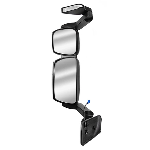 RETROVISOR PRINCIPAL MANUAL COM DESEMBAÇADOR E BRAÇO MÉDIO DO IVECO LADO ESQUERDO - RETR11A-E