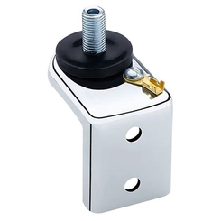SUPORTE CURTO EM "L" DE INOX E APLICAÇÃO UNIVERSAL COM GUIA PARA FIXAÇÃO DE ANTENA PX MARINOX - SUPO146