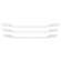 CONJUNTO DE APLIQUE DA GRADE FRONTAL DO SCANIA - APLI51