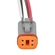 CONECTOR ELÉTRICO DE 4 VIAS PARA FAROL AUXILIAR DE NEBLINA DO SCANIA - CONE155