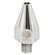 CONE CROMADO PARA VARETA DE ANTENA PX MARIA MOLE COM 1/4 DE ONDA - CONE138