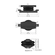 SUSPENSOR DE 890MM BOLSA GRANDE DE ENCAIXE 7.14 COM GRAMPO TIPO "D" DE 750MM PARA CHASSIS DE ATÉ 1020MM - SUSP16-SK