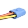 CONECTOR ELÉTRICO DE 5 VIAS PARA FARÓIS AUXILIARES DE TETO DO SCANIA - CONE152