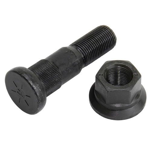 PARAFUSO ROSCA GROSSA COM PORCA DA RODA A DISCO DIANTEIRA DO VOLVO DE 7/8"X86MM - PARA08