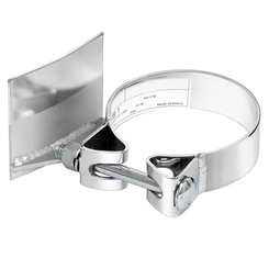 ABRAÇADEIRA INTEIRA DE 4.1/2" DO TUBO LATERAL COM SUPORTE DO SCANIA E VOLVO - ABRA38