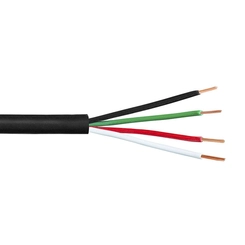 CABO PP ELÉTRICO 4 FIOS DE 1,00MM DE ROLO COM 25 METROS - CABO17