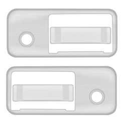 CONJUNTO DE APLIQUE DA MAÇANETA DE PORTA SEM LOGO DO VOLVO - APLI03A