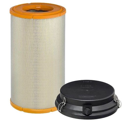 FILTRO DE AR DO MOTOR DO DAF COM TAMPA - E1084L-I