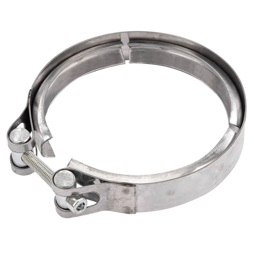 ABRAÇADEIRA DE INOX DO TUBO FLEXÍVEL DO ESCAPAMENTO DO MERCEDES BENZ DE 4.1/2" - ABRA73