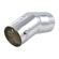 PONTEIRA CURVA CROMADA DO ESCAPAMENTO COM 4" DE 230MM COM SAÍDA OVAL - PONT18