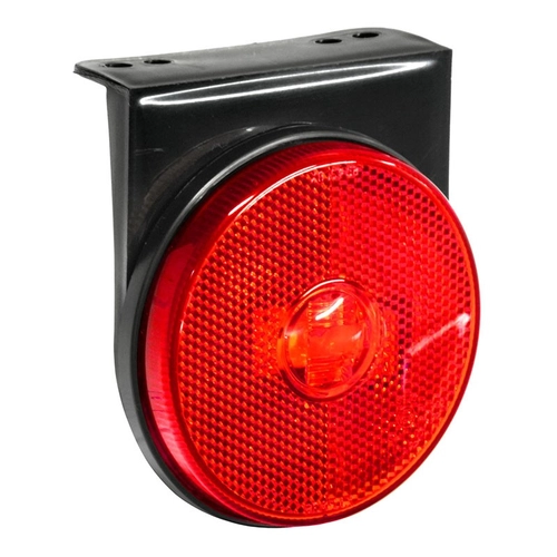 LANTERNA LATERAL VERMELHA FLEXÍVEL DE LED COM SUPORTE PARA CONECTOR DE 2 VIAS ORIGINAL - LANT08A-VM-LED