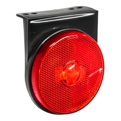 LANTERNA LATERAL VERMELHA FLEXÍVEL DE LED COM SUPORTE E CONECTOR DE 2 VIAS ORIGINAL - LANT08A-VM-LED