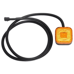 LANTERNA AMARELA DELIMITADORA DO MAN DE LED E CONECTOR DE 2 VIAS - LANT101-I