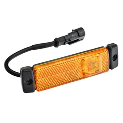 LANTERNA AMARELA DELIMITADORA DO DAF DE LED COM CHICOTE E CONECTOR DE 2 VIAS - LANT157