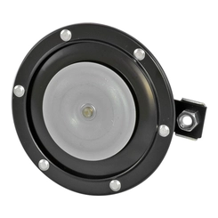 BUZINA BI-BI GRANDE DE 123MM COM 02 TERMINAIS E SUPORTE DE 24V - BUZI02-I