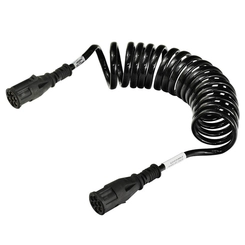 CHICOTE ELÉTRICO DE CONEXÃO ENTRE CAVALO E CARRETA COM 7 FIOS E 5,5 METROS COM TOMADAS INJETADAS NO CHICOTE - CHIC05C